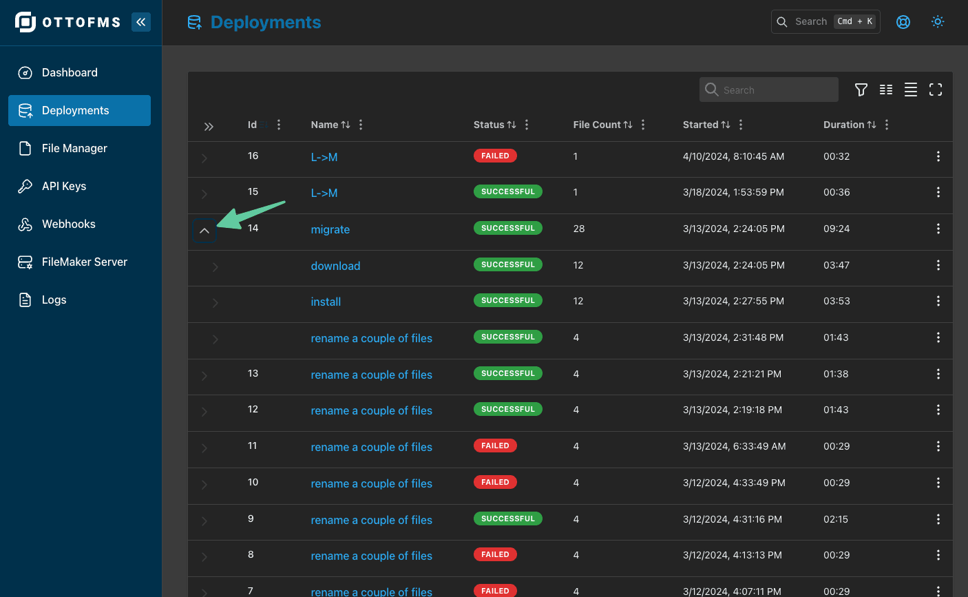 Sub-deployments